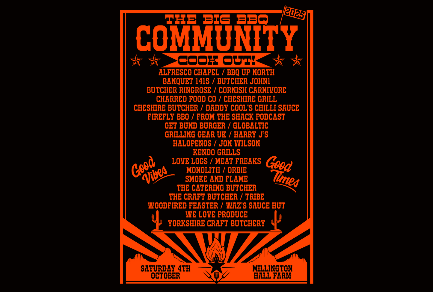 Big Community Cook Out Tee